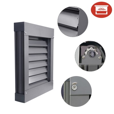 Customized ready made remote Exterior Sun window Shutter