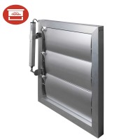 Motorized outdoor sunshade aluminum 100mm-300mm blades shuttle Louver